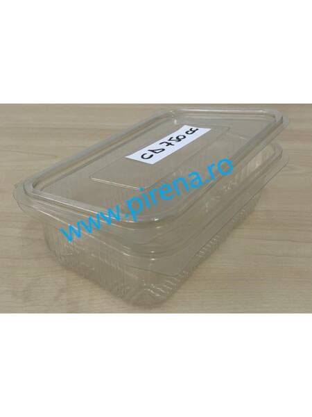 CASEROLA PLASTIC DREPTUNGHIULARA 750CC 100BUC/SET