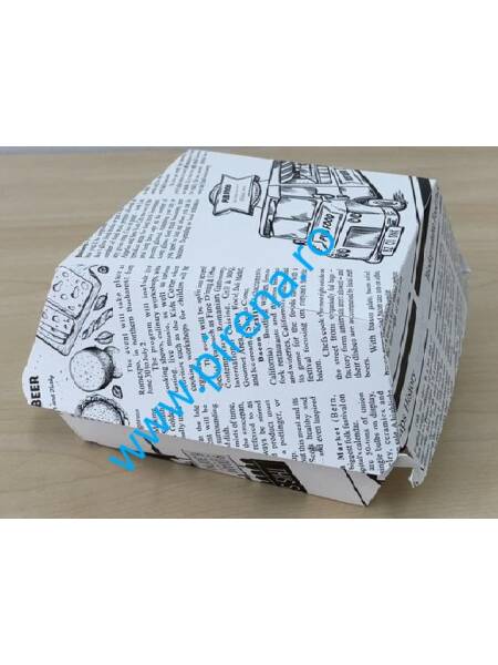 CUTIE CARTON BURGER ZIAR D120 50BUC/SET