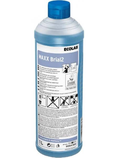 Detergent pentru suprafete si geamuri - MAXX2 BRIAL 1L