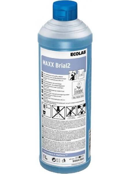 Detergent pentru suprafete si geamuri - MAXX2 BRIAL 1L